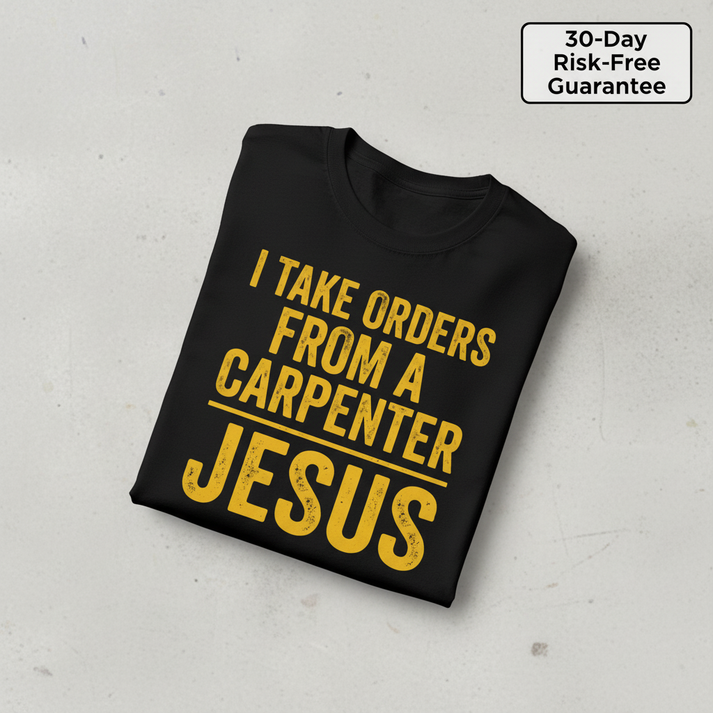 Orders From a Carpenter T-Shirt_fold_tilt