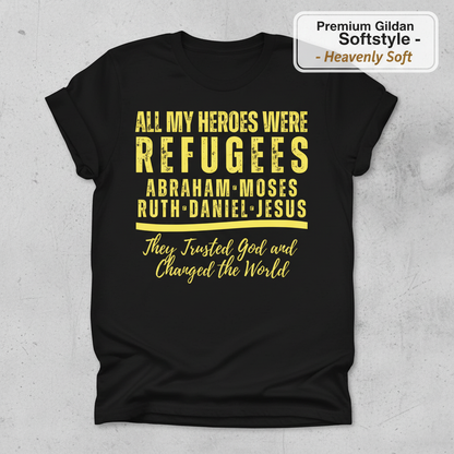 Heroes of Faith Refugees T-Shirt_clean