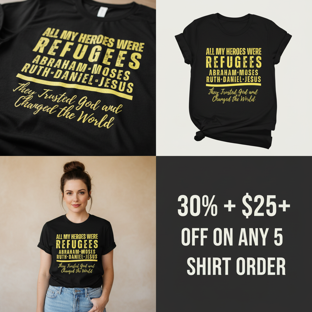 Heroes of Faith Refugees T-Shirt_4_panel