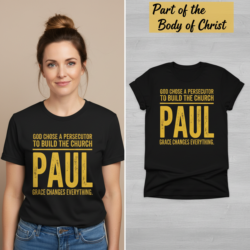 Grace Changes Everything Paul T-Shirt_model_flat