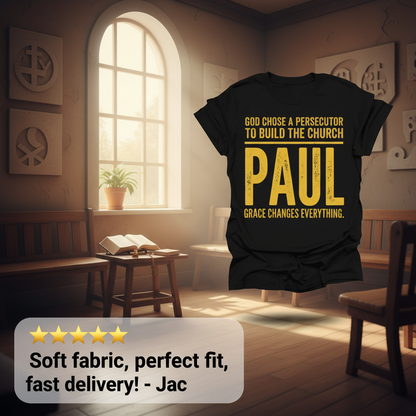 Grace Changes Everything Paul T-Shirt_review_5star