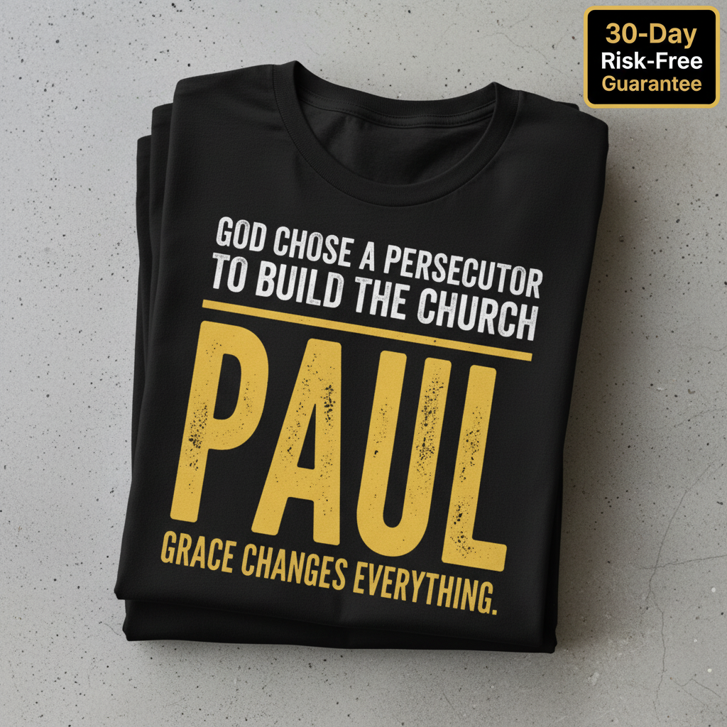 Grace Changes Everything Paul T-Shirt_stacked_flatlay