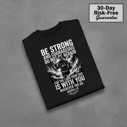 Firefighter Courage T-Shirt_fold_tilt