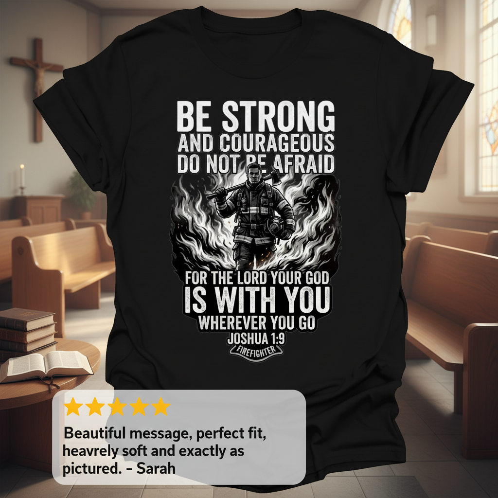 Firefighter Courage T-Shirt_review_5star