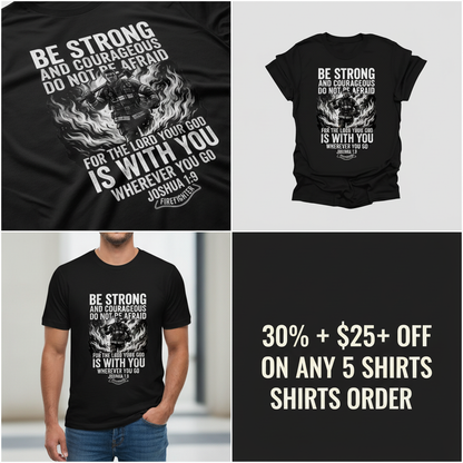 Firefighter Courage T-Shirt_4_panel