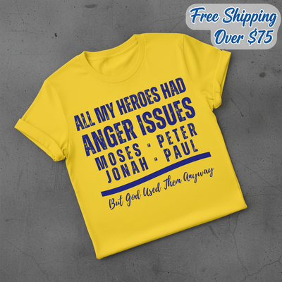 Anger Issues Heroes T-Shirt_fold_tilt