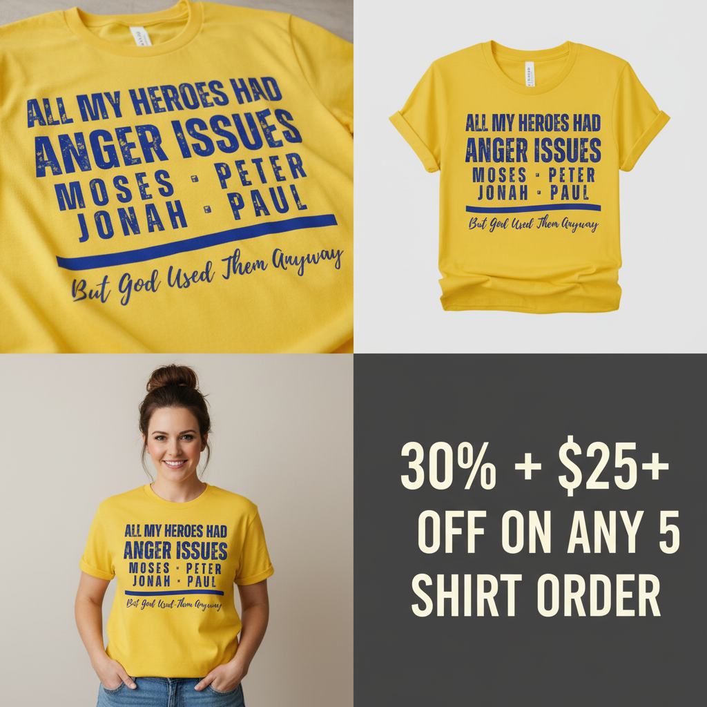 Anger Issues Heroes T-Shirt_4_panel