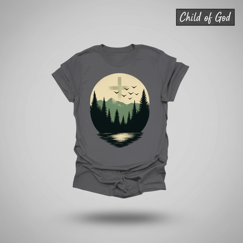 Wilderness Cross T-Shirt_3d_float