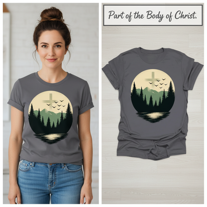Wilderness Cross T-Shirt_model_flat