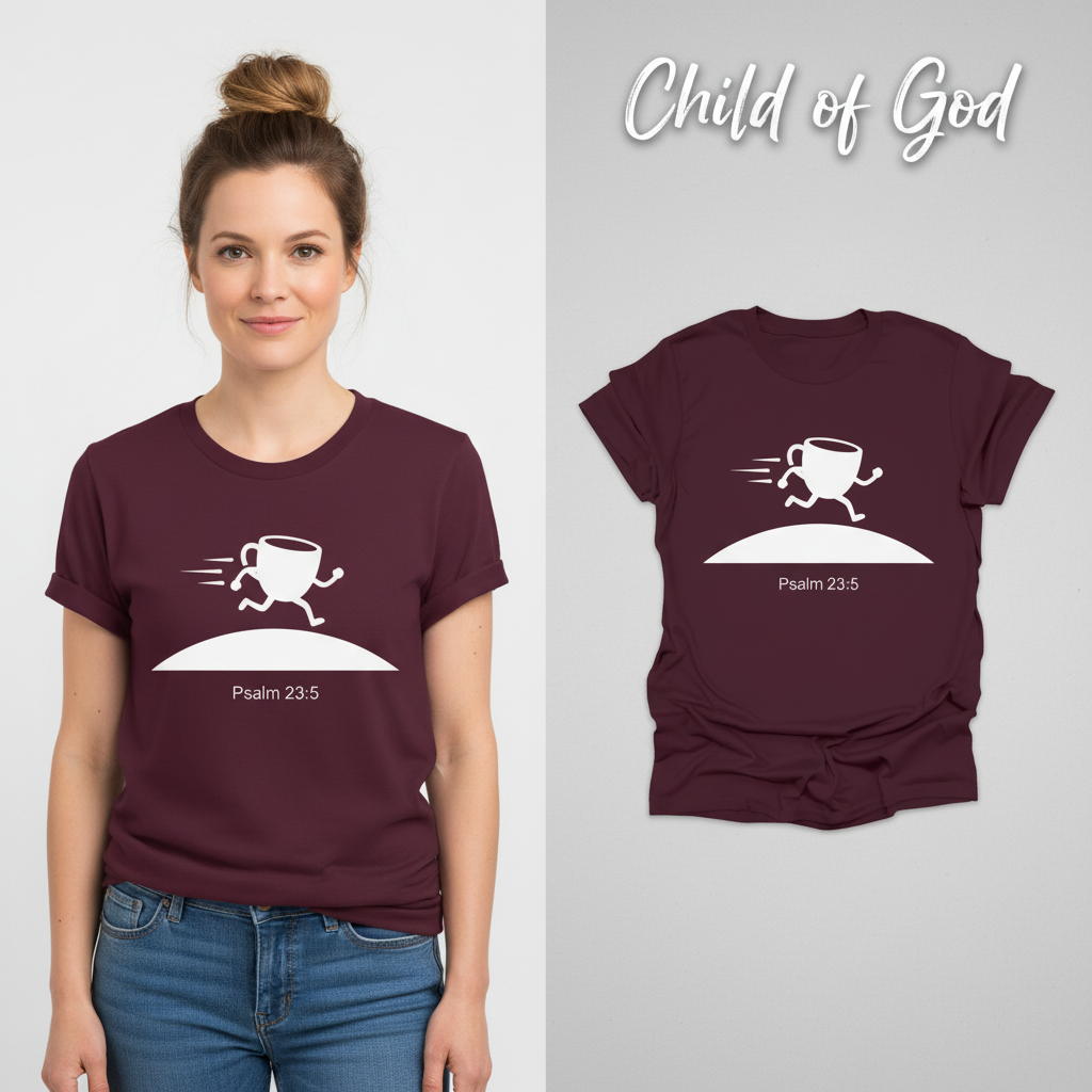 Overflowing Blessings Run T-Shirt_model_flat