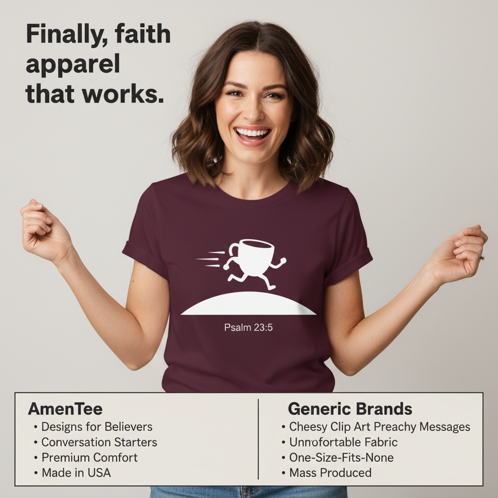 Overflowing Blessings Run T-Shirt_product_table