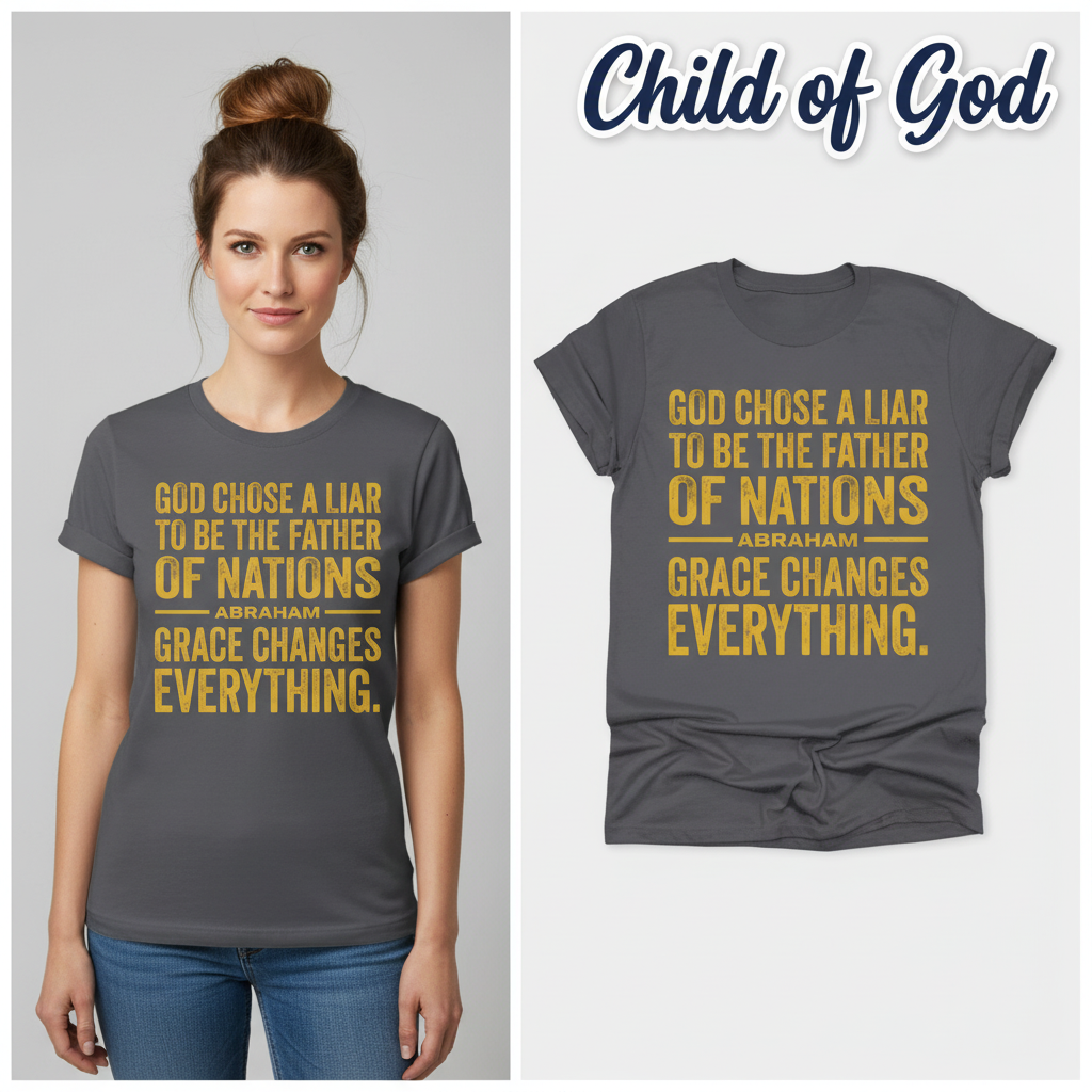 Grace Changes Everything T-Shirt_model_flat