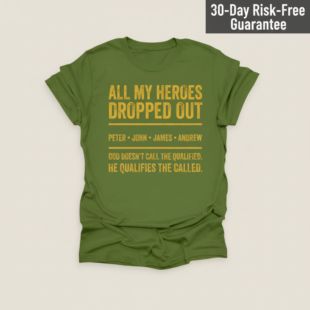 All My Heroes Dropped Out T-Shirt_clean