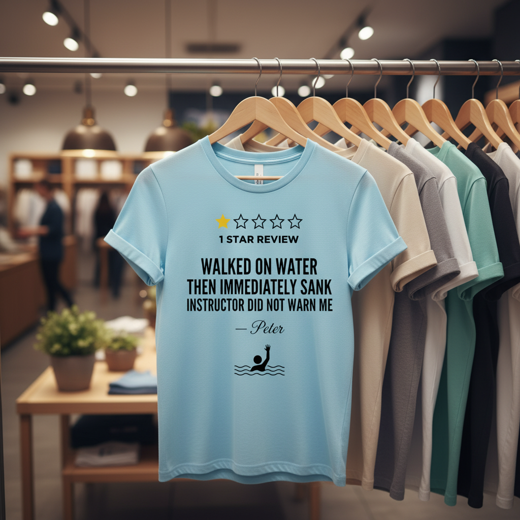 One Star Miracle Review T-Shirt_boutique_rack