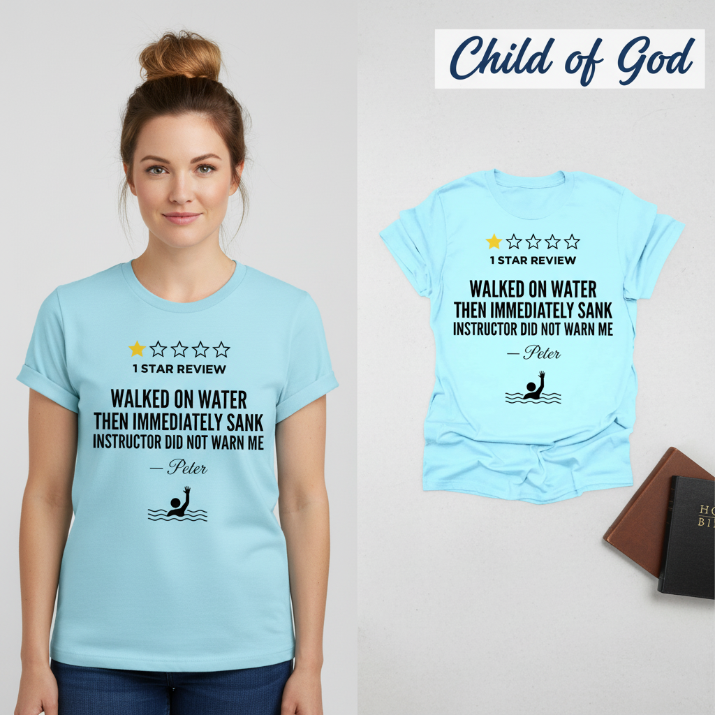 One Star Miracle Review T-Shirt_model_flat