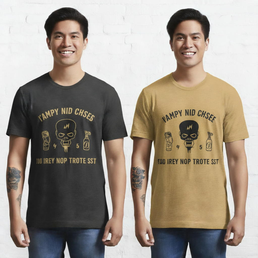 Be Still Scripture T-Shirt_dual_model_life