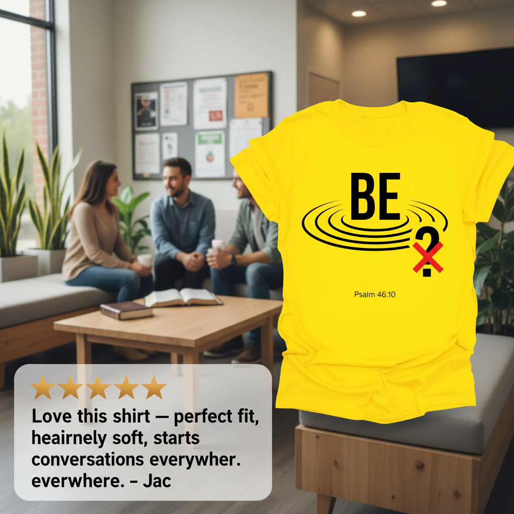 Be Still Scripture T-Shirt_review_5star
