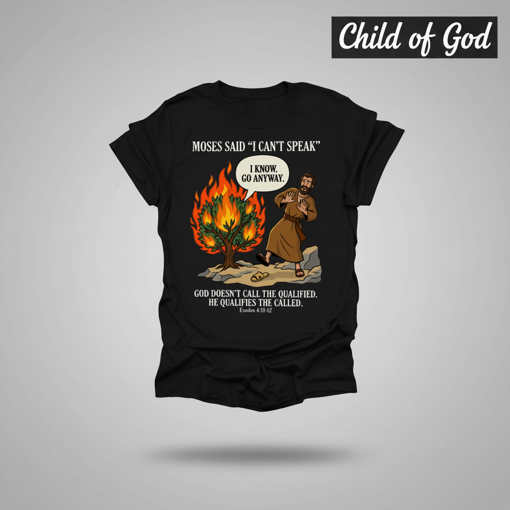 Go Anyway Moses T-Shirt_3d_float
