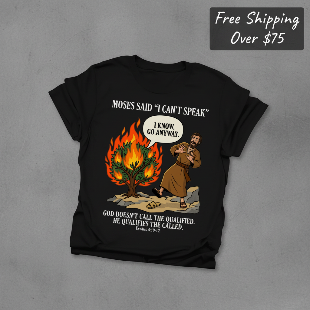 Go Anyway Moses T-Shirt_fold_tilt