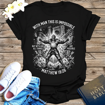 With God All Things Are Possible T-Shirt_triple_model