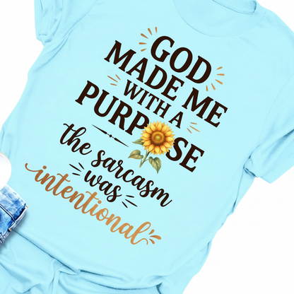 Purposeful Sarcasm Sunflower T-Shirt_extreme_za