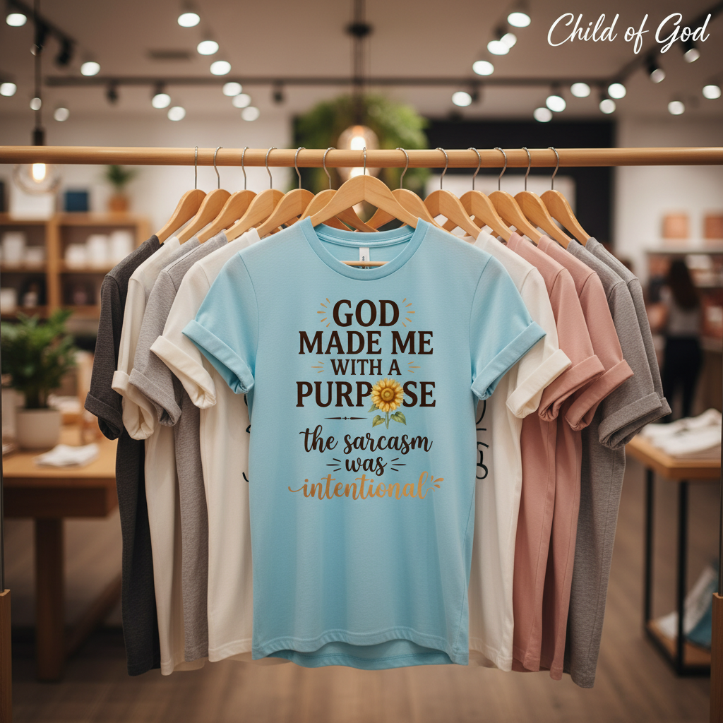 Purposeful Sarcasm Sunflower T-Shirt_boutique_rack