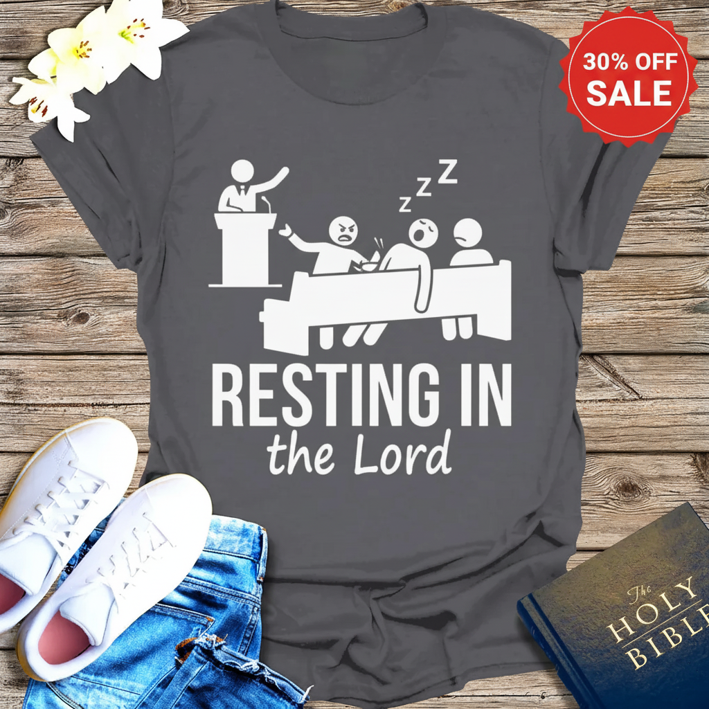 Resting in the Lord T-Shirt_triple_model