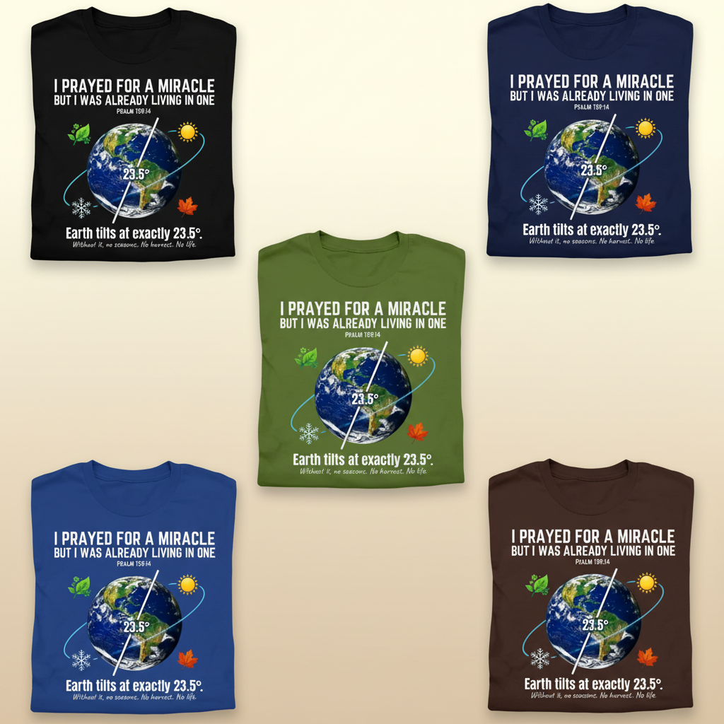 Divine Design Earth Tilt T-Shirt_6color_grid