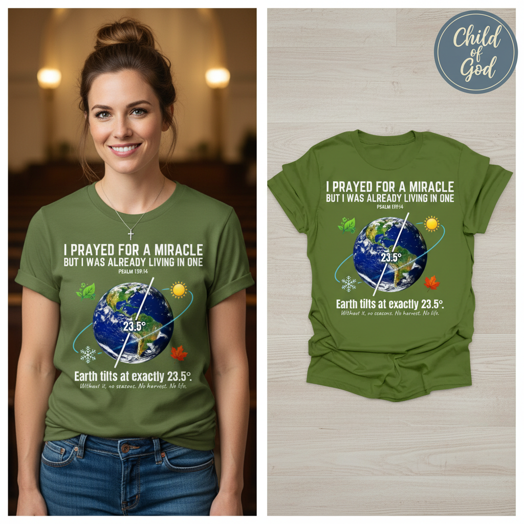 Divine Design Earth Tilt T-Shirt_model_flat