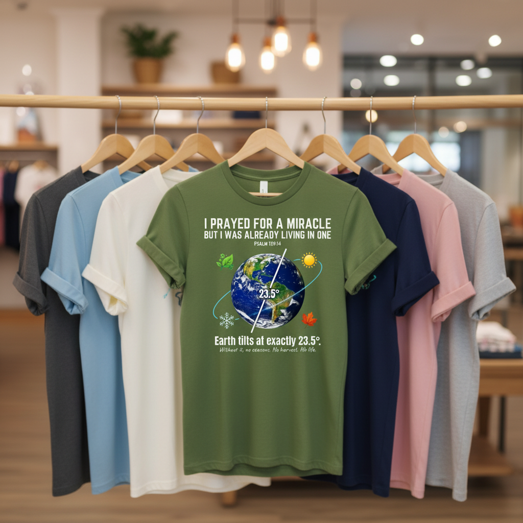 Divine Design Earth Tilt T-Shirt_boutique_rack