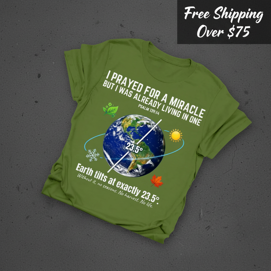 Divine Design Earth Tilt T-Shirt_fold_tilt