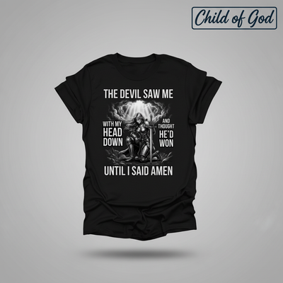 Warrior of Amen Faith Armor T-Shirt_3d_float