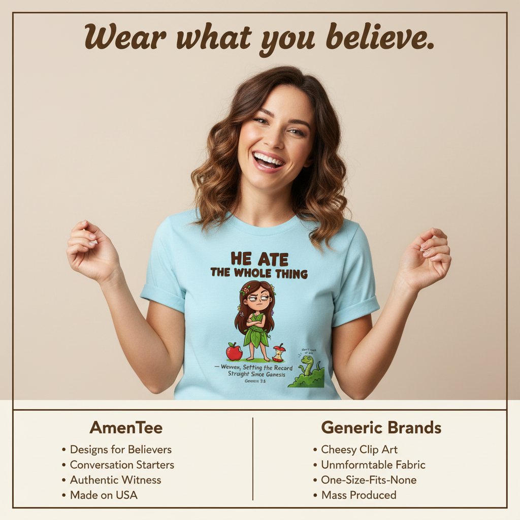 He Ate the Whole Thing T-Shirt_product_table