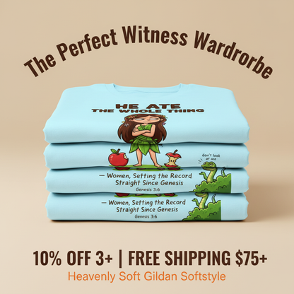 He Ate the Whole Thing T-Shirt_stacked_promotion