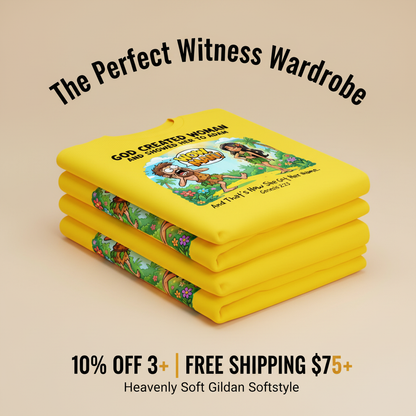 Wow, Man! Creation Humor T-Shirt_stacked_promotion