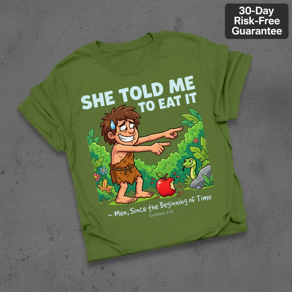 She Told Me to Eat It T-Shirt_fold_tilt