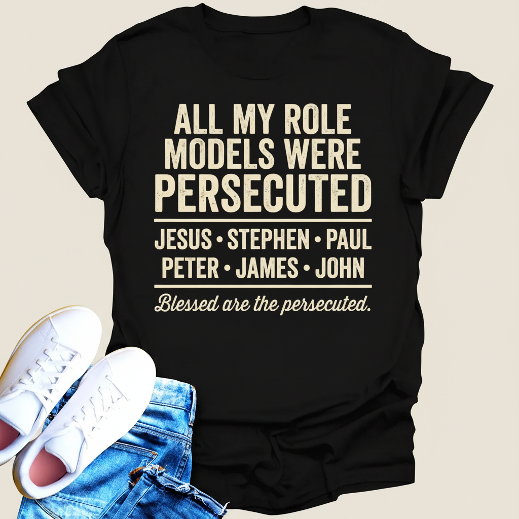 Persecuted Role Models T-Shirt_triple_model