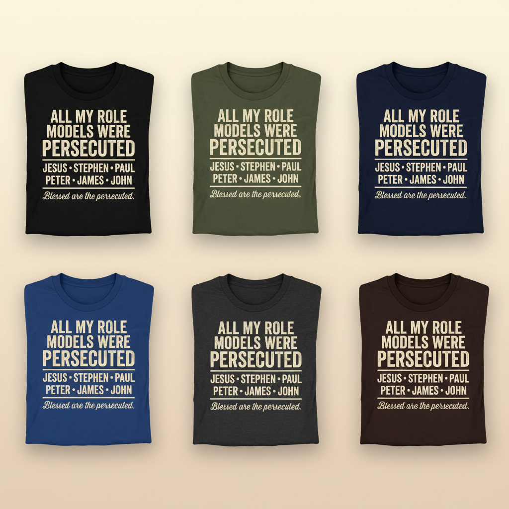 Persecuted Role Models T-Shirt_6color_grid