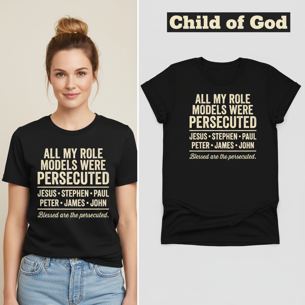 Persecuted Role Models T-Shirt_model_flat