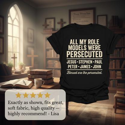 Persecuted Role Models T-Shirt_review_5star