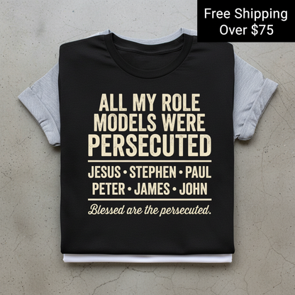 Persecuted Role Models T-Shirt_stacked_flatlay