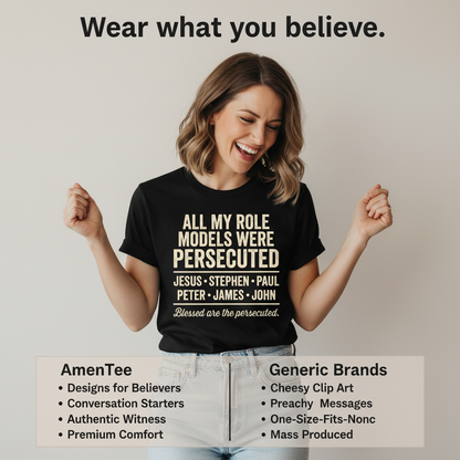 Persecuted Role Models T-Shirt_product_table