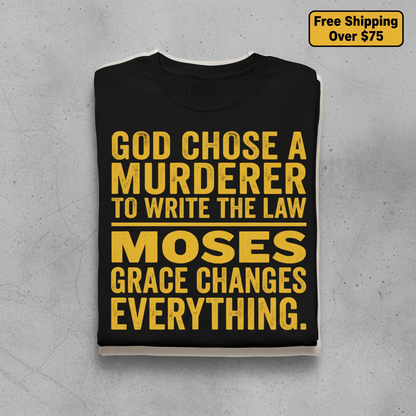 Grace Changes Everything T-Shirt_stacked_flatlay