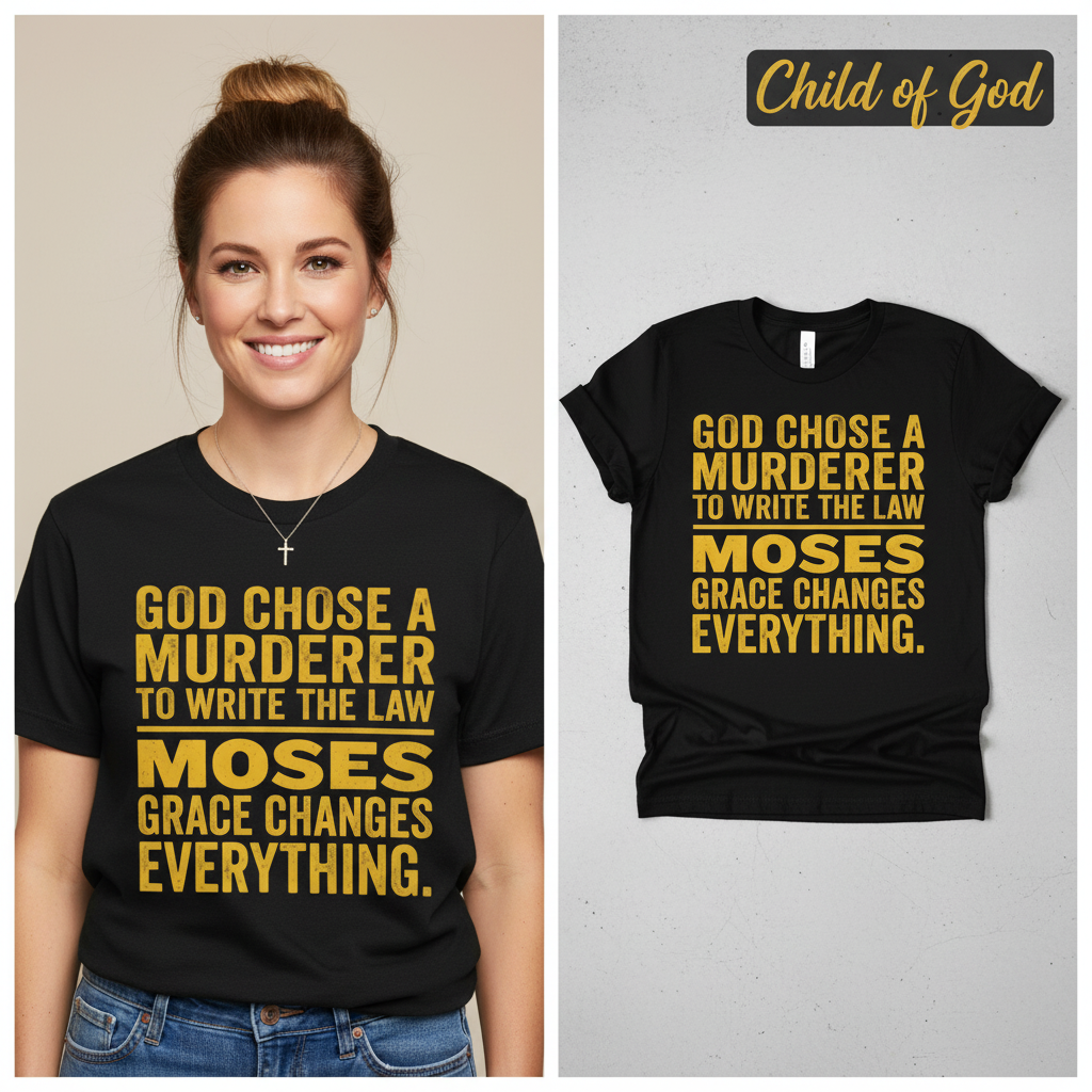 Grace Changes Everything T-Shirt_model_flat