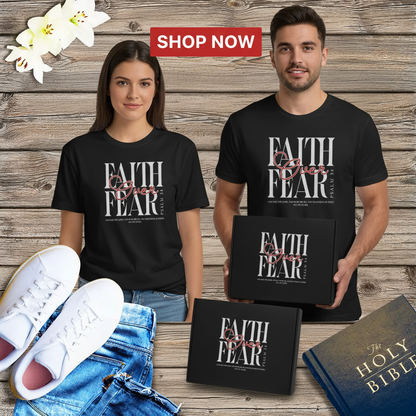 God Is In Control T-Shirt_dual_model_life