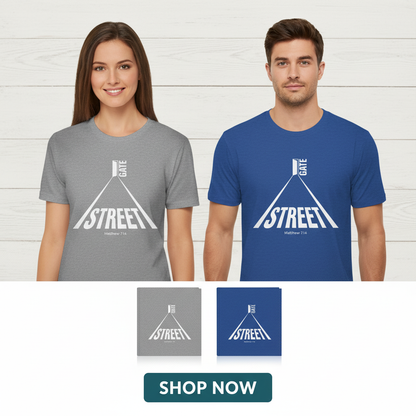 Narrow Gate Street T-Shirt_dual_model_life