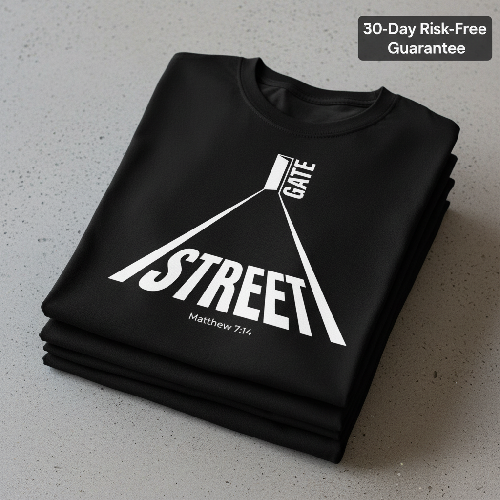 Narrow Gate Street T-Shirt_stacked_flatlay