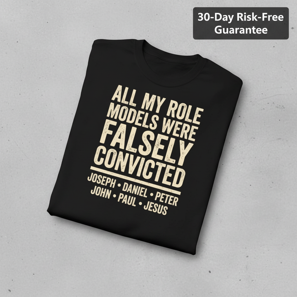 Falsely Convicted Role Models T-Shirt_fold_tilt
