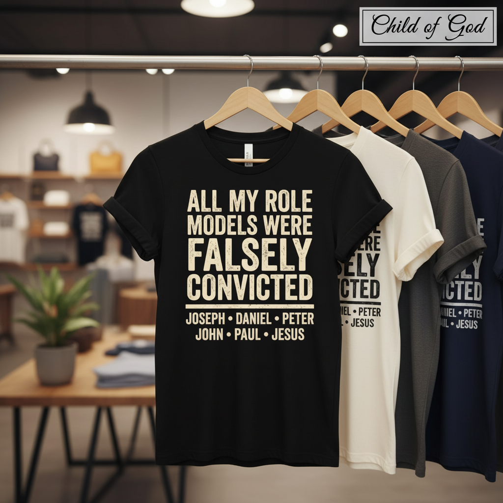 Falsely Convicted Role Models T-Shirt_boutique_rack