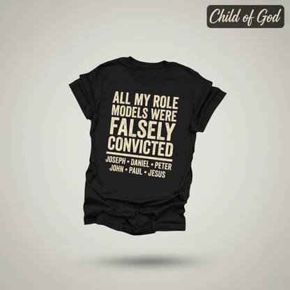 Falsely Convicted Role Models T-Shirt_3d_float